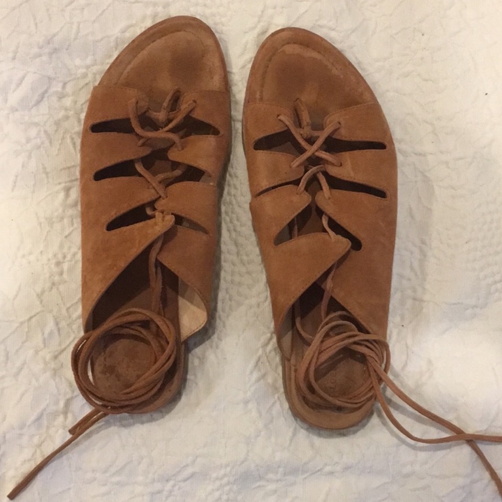 Loeffler Randall Nude Pink Suede Sandal 8.5